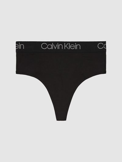 Calvin Klein Underwear HU805391 | Calvin Klein Body High Waisted Női Tanga Fekete